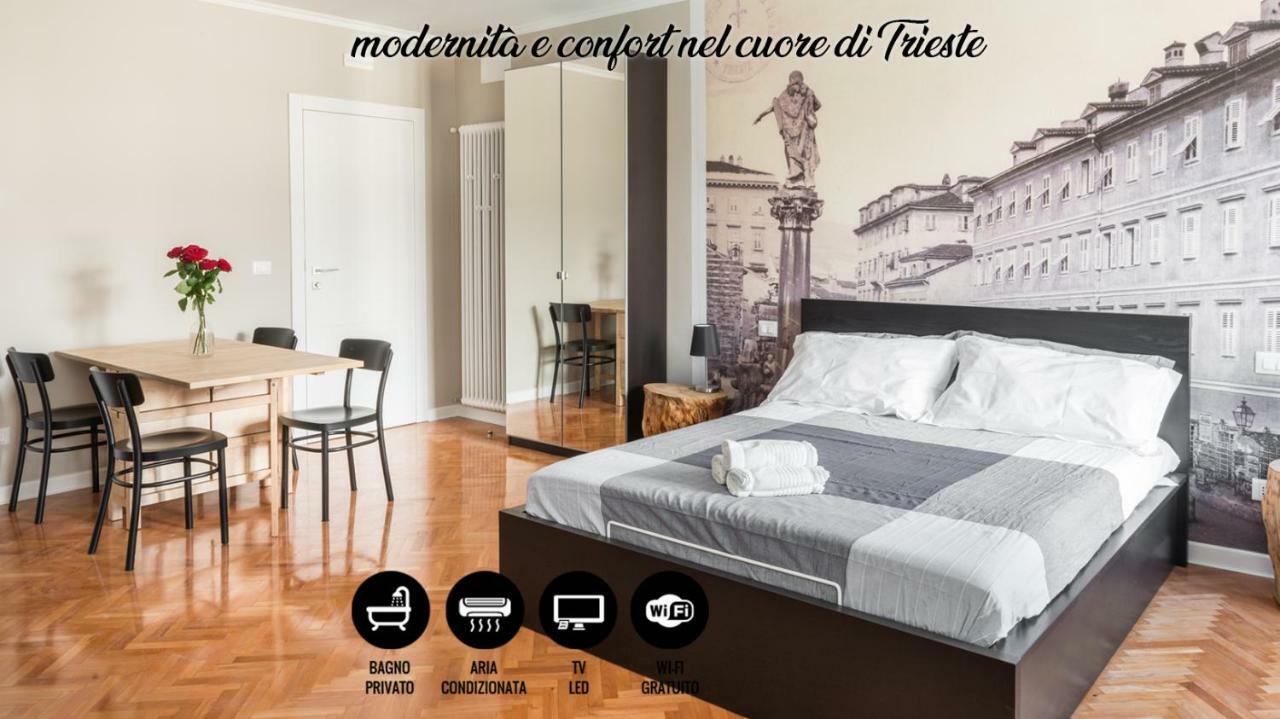 Garibaldino Rooms Trieste Bagian luar foto